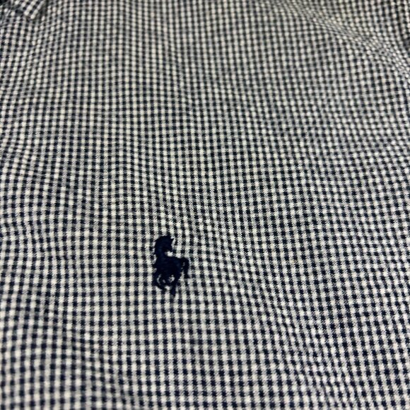 Vintage HUNT CLUB Men's 100% Cotton Seersucker Short Sleeve Button Down Shirt L - Picture 6 of 11